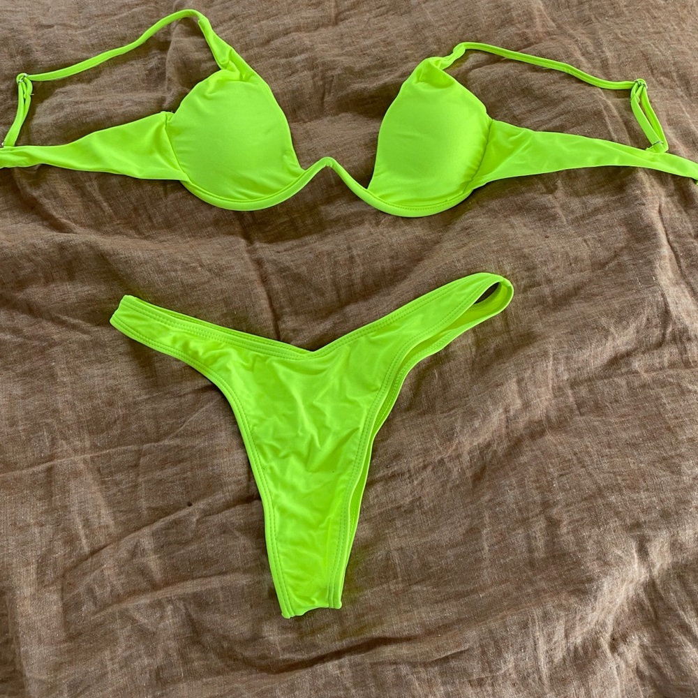 Green bikini